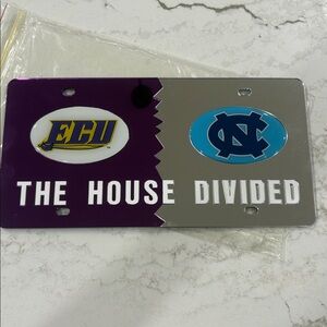 East Carolina University vs.University of North Carolina “House Divided" license